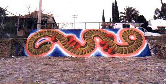 Nogales, Sonora mural painted over